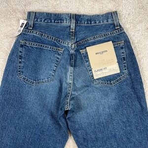 Gap Classic Fit Stretch Jeans Womens 4 Long Medium Wash High Rise Tapered NWT